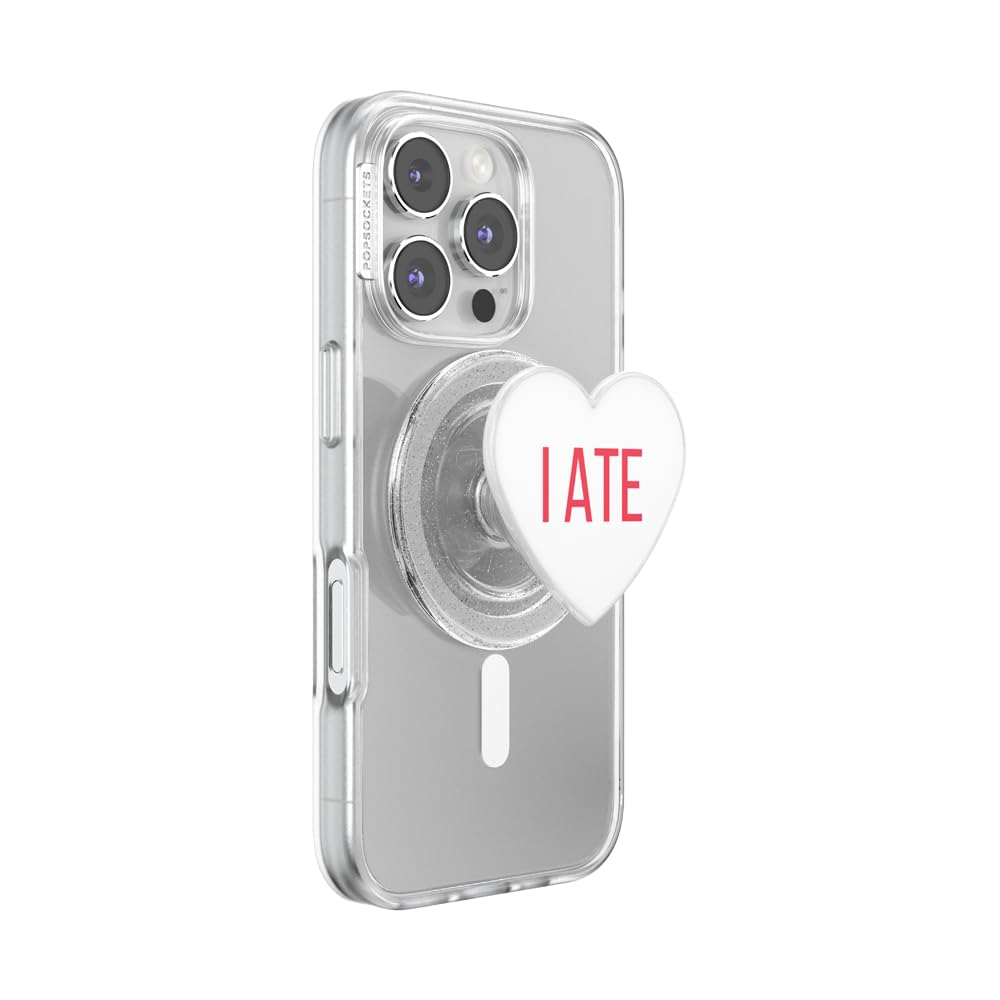 PopSockets Phone Grip for MagSafe, Magnetic Holder, Phone Stand, Heart - Heart I Ate