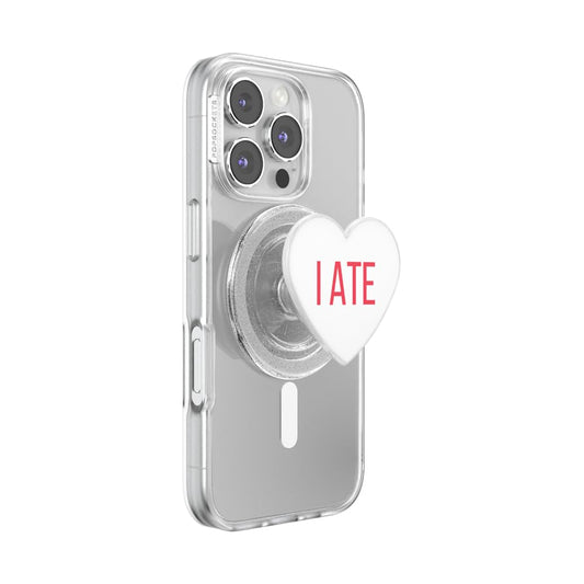 PopSockets Phone Grip for MagSafe, Magnetic Holder, Phone Stand, Heart - Heart I Ate
