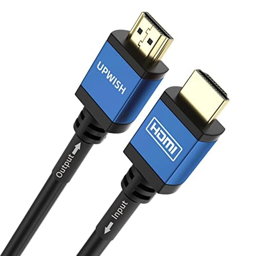 UPWISH 75ft HDMI Cable 2.0 Ultra High Speed with Signal Booster - 4K@60Hz HDR 1080P 3D - HDCP 2.2 & 18Gbps - for PS5/Xbox/TV/Projector/Soundbar