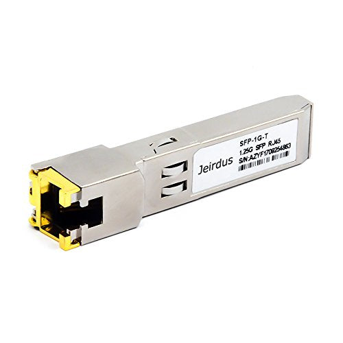 Jeirdus for Enterasys MGBIC-02, 1000Base-T Copper SFP Transceiver, 100m, RJ45 Connector