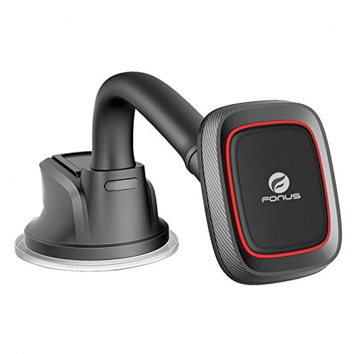 Car Mount Magnetic Holder Dash Windshield Strong Gooseneck Compatible with BlackBerry Key2 LE