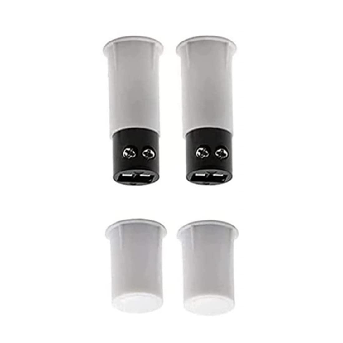 MC-33C Normally Closed Recessed Window Door Contact Sensor Alarm Magnetic Reed Switch - (2 Sets)