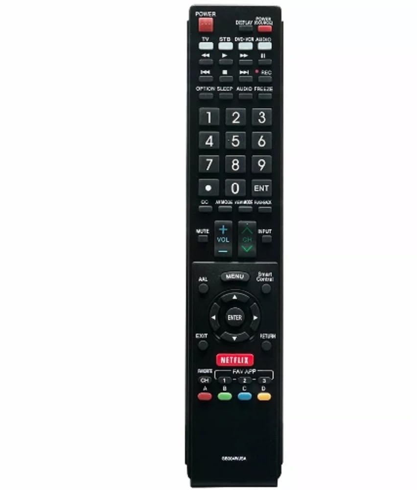 Remote GB004WJSA for Sharp TV LC-60LE640U LC-60LE650 LC-60C6500U