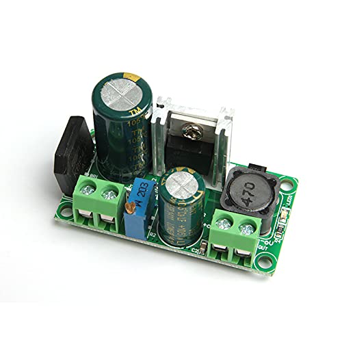 Acxico 2 pcs 3.3V 5V 6V 9V 12V 24V Mini AC DC to DC Buck Step Down Adjustable Volt Converter