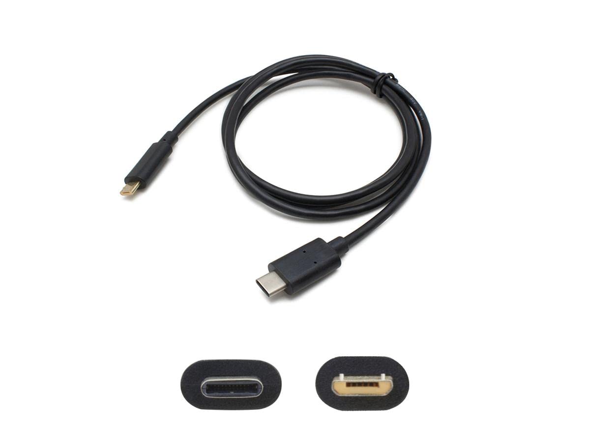 AddOn 5-Pack of 1m USB 3.1 (C) Male to Micro-USB 2.0 (B) Male Black Cables