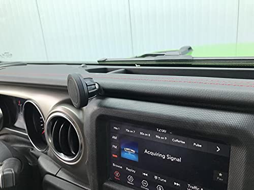 Course Motorsports DirectFit Phone Mount - Magnetic or Wireless Charging for Jeep Wrangler/Gladiator/Rubicon 2018-2023 Compatible with All Phones