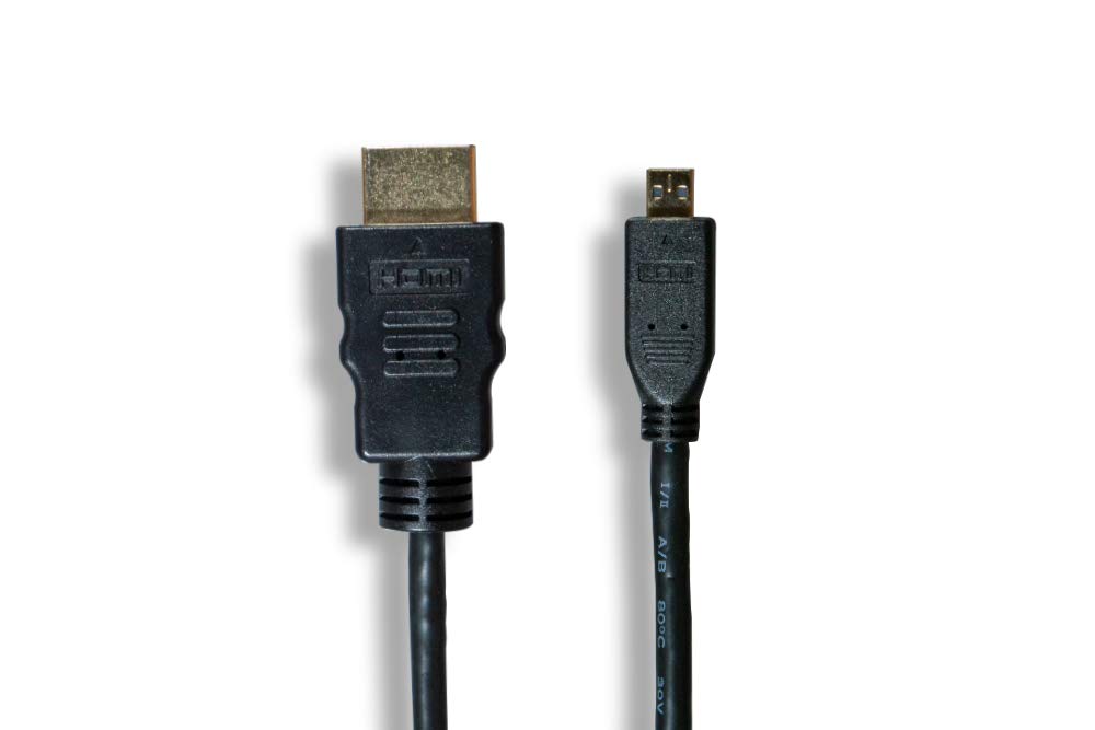Cablelera Micro HDMI to HDMI 34AWG 2' Black Color (ZC95B1MM-02)