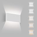 OMBRAT Modern LED Wall Sconce, 15W 5CCT 3000K-6500K, Dimmable Up Down Light, Hardwired Indoor Wall Light Fixture for Bedroom Hallway, 11 in, Sandy