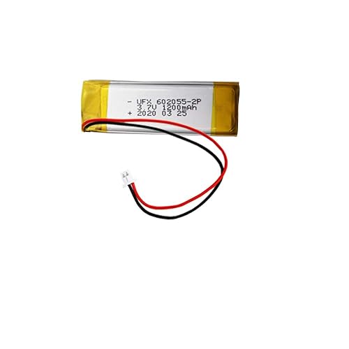 OCTelect 602055-2P 3.7v 1200mAh Polymer Lithium Battery Alarm, Remote Control car, etc.