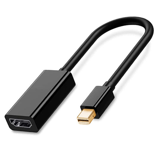 QCEs Mini DisplayPort to HDMI Adapter, Thunderblot to HDMI Cable Adapter Compatible with Apple MacBook Air Pro, iMac,Microsoft Surface Pro Dock