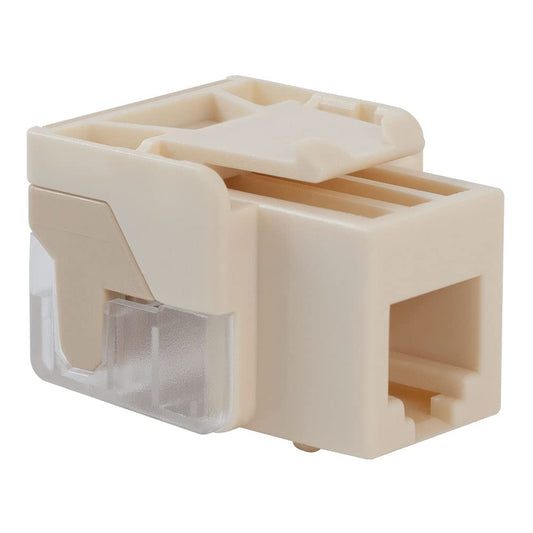 ICC Voice Grade Telephone Keystone Jack with Inline IDC (Easier Termination), 6P6C RJ11, UL Listed TAA Compliant for Wall Plate or Patch Panel, Works