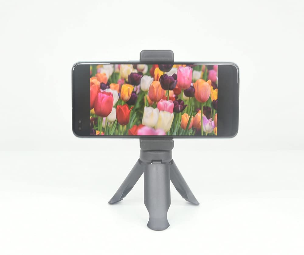 CamDesign Folding Mini Tripod with 1/4" Screw, Max Load 1kg, Fits for Gimbal Handle Grip Stabilizer Camera Smartphone LED Camcorder, Desktop Tabletop