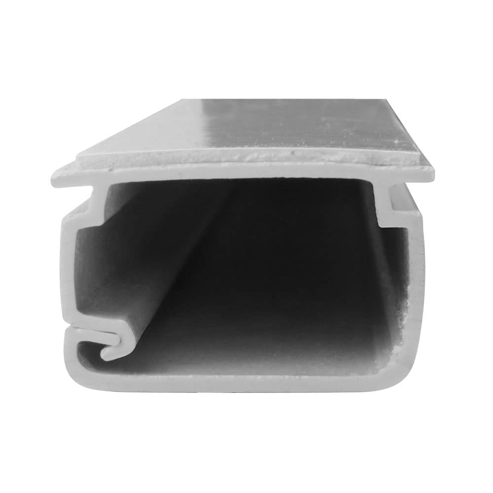 Construct Pro 5 Pack of Raceway 4ft Section x .87in (White)