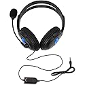 Stereo Wired Gaming Headsets Headphones with Mic for PS4 Sony PlayStation 4 PC