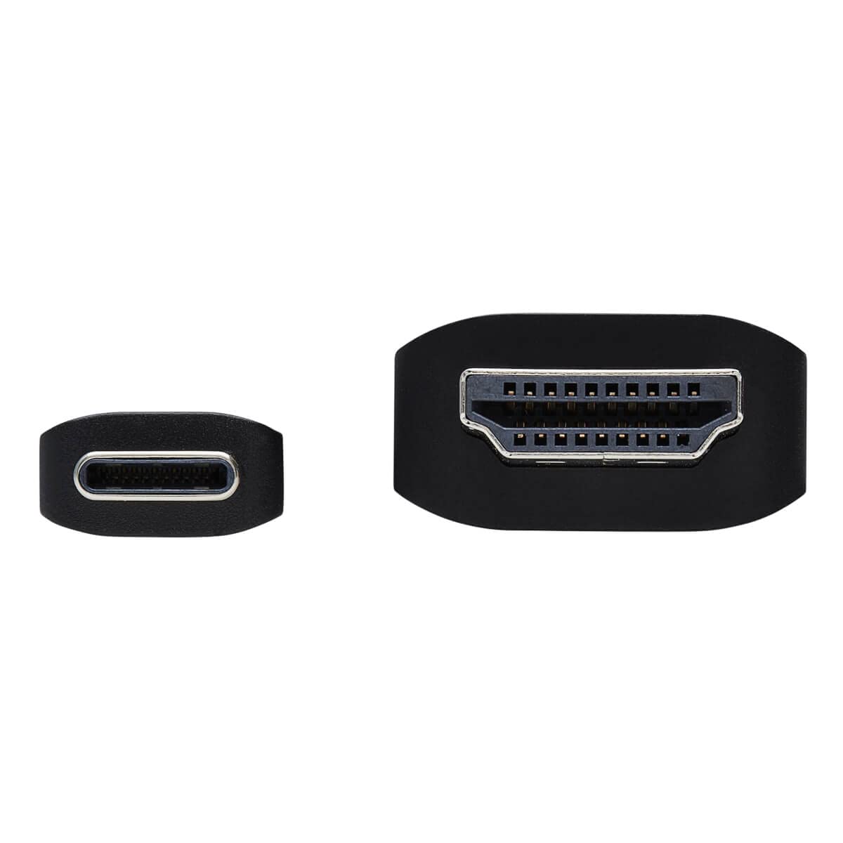 Tripp Lite USB-C to HDMI Adapter Cable, 4K 60 Hz USB C and Thunderbolt 3 to HDMI Cable Adapter, HDR, HDCP 2.2, DP 1.4 Alt Mode, Black, 3 ft