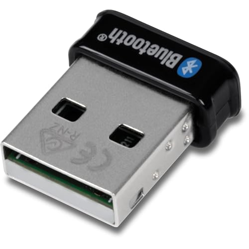 TRENDnet Micro Bluetooth 5.0 USB Adapter, Supports Basic Rate(BR), Bluetooth Low Energy(BLE), Enhanced Data Rate(EDR), 100m (328ft.) Range, Supports