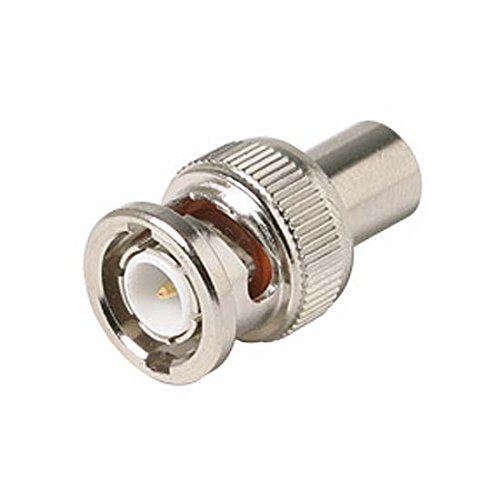 75 Ohm Male BNC Terminator 1% Male Adapter Commercial Grade Connector for Video and Headend Applications RF Digital Commercial Audio Video Component