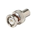 75 Ohm Male BNC Terminator 1% Male Adapter Commercial Grade Connector for Video and Headend Applications RF Digital Commercial Audio Video Component