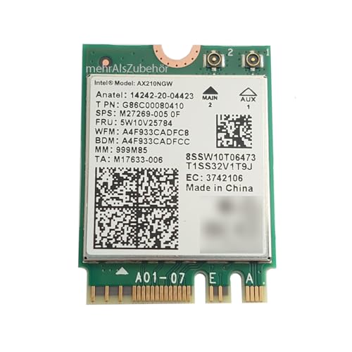 Intel ® Wi-Fi 6E AX210 (Gig+)