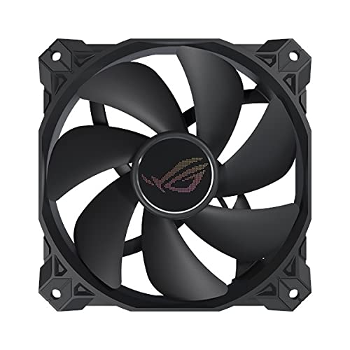 ASUS ROG Strix XF120 Whisper-Quiet, 4-pin PWM Fan for PC Cases, Radiators or CPU Cooling (120mm, up to 400,000 Hours lifespan, Magnetic-Levitation