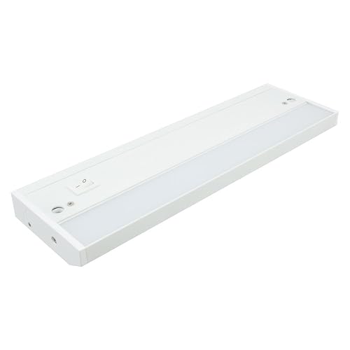 American Lighting LED Complete 2 Under Cabinet Fixture, 120-Volt Dimmable Warm White, 12-inch, White ALC2-12-WH