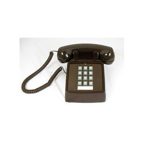 Cortelco ITT-2500-V-BR 250045-VBA-20M Desk w/ Volume - Brown - NEW - Retail - ITT-2500-V-BR