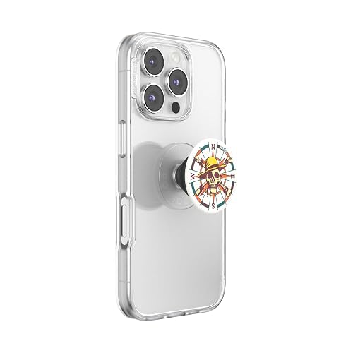 PopSockets PopTop, Adhesive Phone Grip with Swappable Top, One Piece - The Straw Hat Pirates