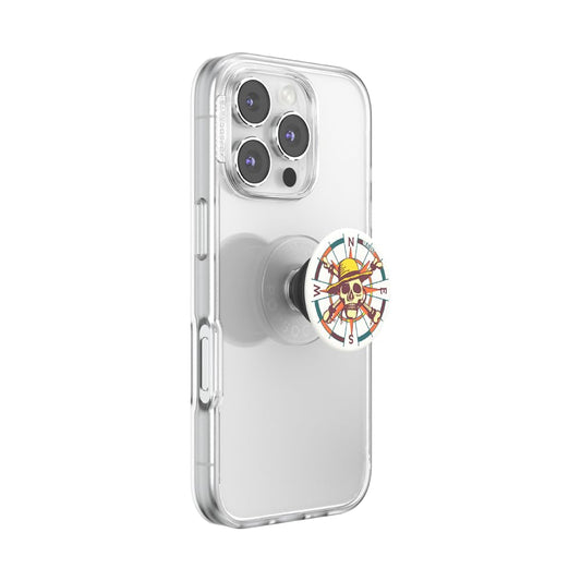 PopSockets PopTop, Adhesive Phone Grip with Swappable Top, One Piece - The Straw Hat Pirates