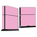 MightySkins Skin Compatible with Sony PS4 Console - Solid Pink | Protective, Durable, and Unique Vinyl Decal wrap Cover | Easy to Apply, Remove,