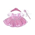 Pink Fairy Princess w/Wand & Tiara Dress Teddy Bear Clothes Fits Most 14"-18" Build-a-Bear, and Make Your Own Stuffed Animals