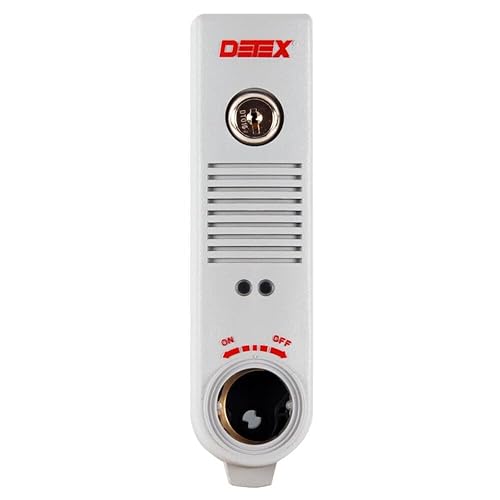 Detex EAX-500 Series Stand Alone Surface Mount Door Alarm, Exit Alarm Function, Gray Finish