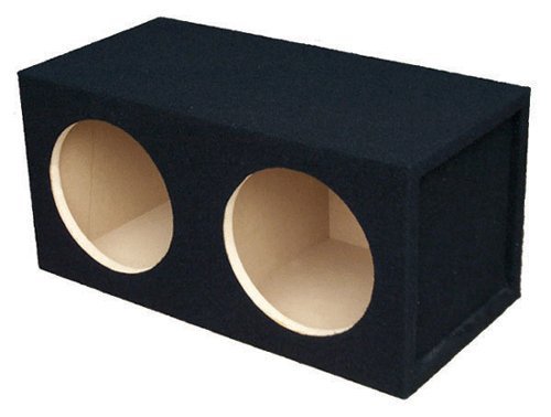 Absolute USA DSS15 Dual 15-Inch, 3/4-Inch MDF Sealed Subwoofer Enclosure with Absolute USA Logo