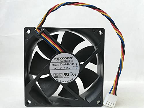 for foxconn 8025 PVA080G12Q 12V0.65A 4-pin PWM Gale Volume Fan