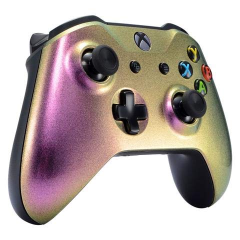 UN-MODDED Custom Controller compatible with Xbox One S/X Unique Design - Multiple Colors Available (Chameleon Purple/Green)