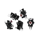 5PCS Panel PCB Mount 2 Way RCA Female Jack Audio Connector Socket Stereo