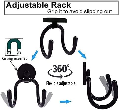 AUXPhome Magnetic Headset Holder up to 1 kg(2 lbs), Adjustable Headphone Holder Headphone Hanger Stand Headphone Hook for Computer/Gaming Headsets…