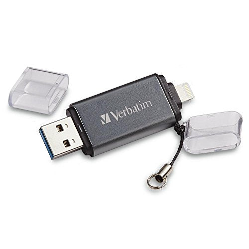 Verbatim 16GB Store ‘n’ Go Dual USB 3.0 Flash Drive for Apple Lightning Devices - Graphite (49304)