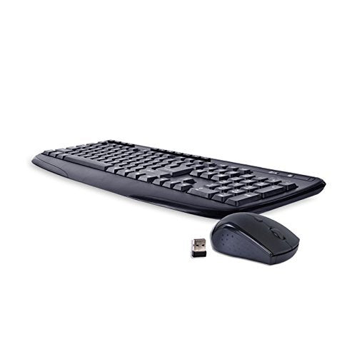 Bornd Wireless Keyboard & Mouse Combo, Black (M610 Black) [parallel import goods]