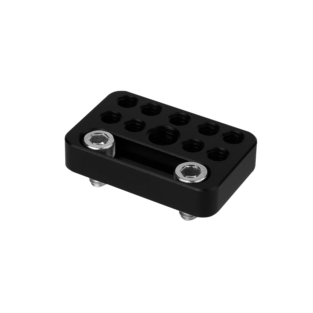 DINESK Camera Cheese Plate with 1/4" & 3/8" Threads, Extension Cheese Plate for DSLR Camera/Tripod/Battery and Other Photography Accessories (1406)