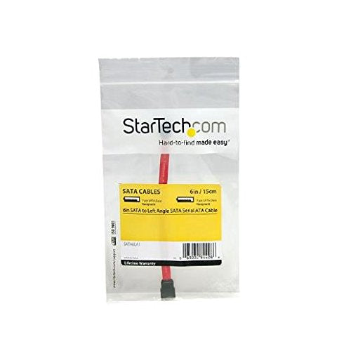 StarTech SATA6LA1 6-Inch SATA to Left Angle SATA Serial ATA Cable