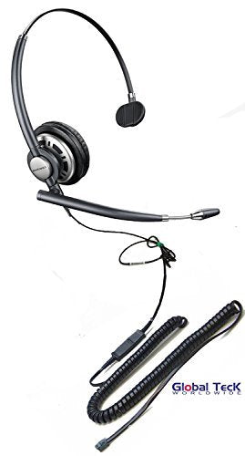 Polycom Compatible HW710 Headset Bundle, SoundPoint Phones: IP335, 450, 501, 550, 560, 601, 650, 670, VVX101, VVX201, VVX300, VVX310,VVX400, VVX410