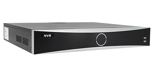 Anpviz 32 Channel 12MP PoE NVR with 16 PoE Ports & 2 HDMI - Supports 32x12MP IP Camera, 4 SATA up to 64TB, Facial Recognition & VCA, 32CH Network