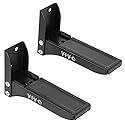 VIVO Steel Universal Dual Soundbar Wall Mount L Brackets, Adjustable Extending Speaker Arm Holders, Black, Mount-SPSB4