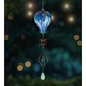 Regal Art & Gift Hot Air Balloon Solar Lantern - Hanging Solar-Powered LED Lights, Waterproof Portable Decorative Outdoor Lamp Made of Metal & Glass