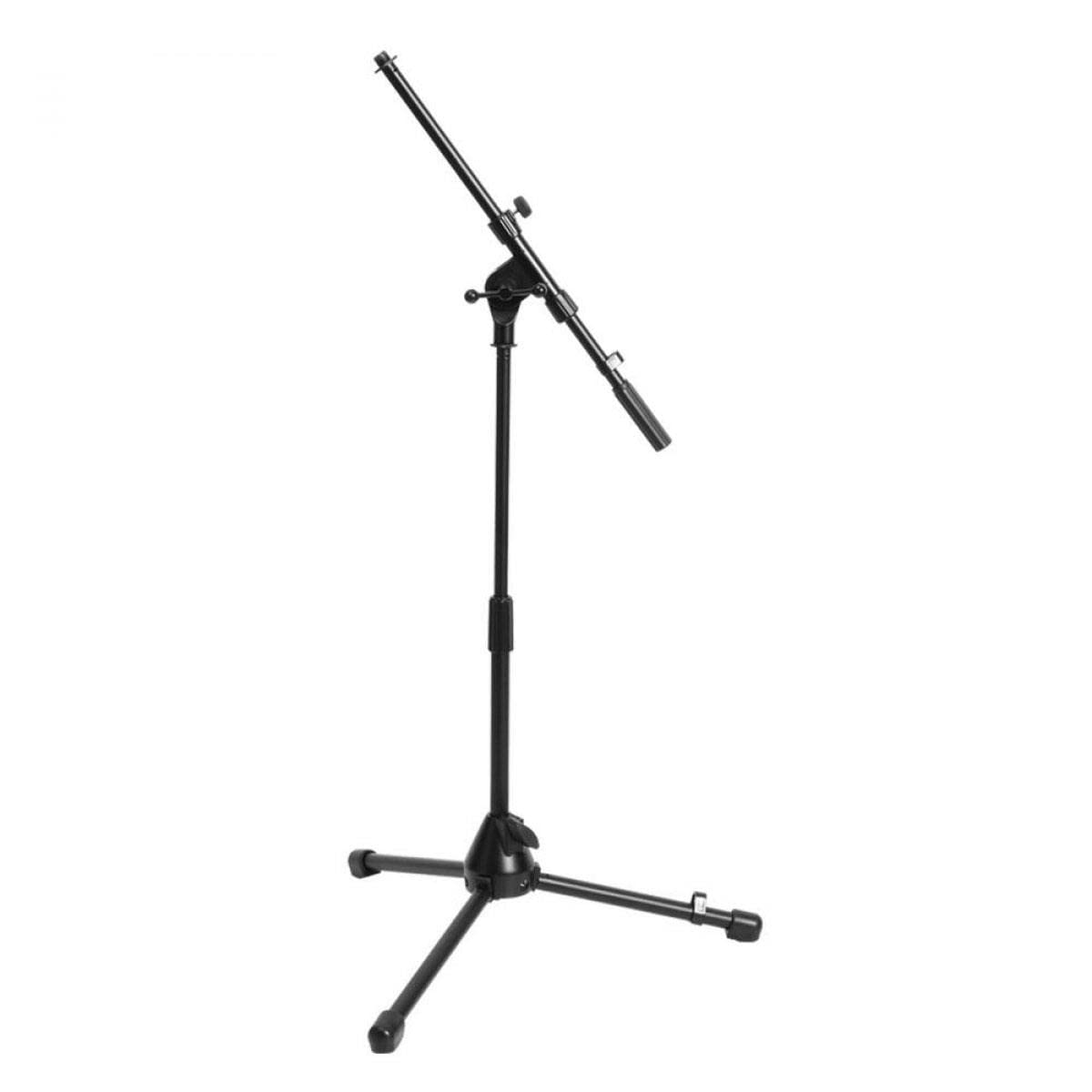 OnStage On-Stage MS7411B Short Drum/Amp Tripod Microphone Stand with Boom, Black