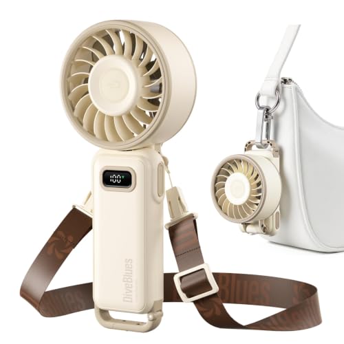 Diveblues Portable Handheld Fan D6036 Cream