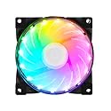 80mm PWM Case Fan,LAISANIM 5V 7 Blades PC Case Fan for Radiator/CPU Cooler/Computer Case, Premium Quiet Fan, Intelligent Temperature Control