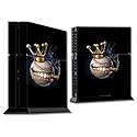 MightySkins Skin Compatible with Sony PS4 Console - Baseball King | Protective, Durable, and Unique Vinyl Decal wrap Cover | Easy to Apply, Remove