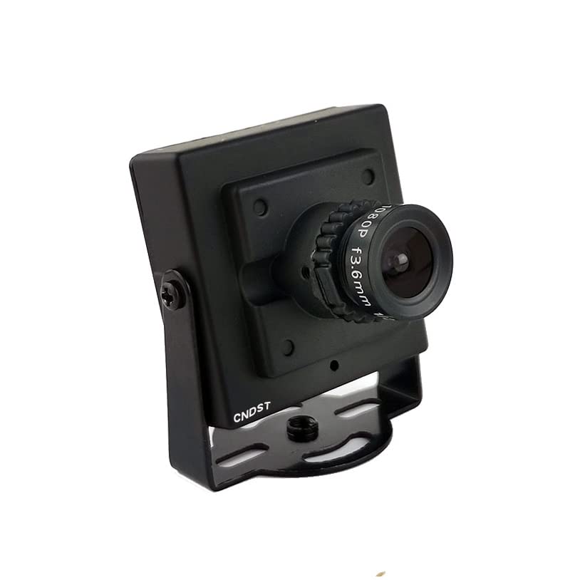 CNDST CCTV HD1080P Low Lux 2MP Starlight Mini Security Camera 3.6mm 90degree 4-in-1 TVI/CVI/AHD/960H CVBS Indoor Small Surveillance Camera, for 1080P