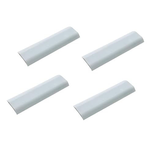 Grey Cable Raceways 4PCS On-Wall Cord Cover Paintable Channel to Hide and Conceal Cords, Cables, or Wires for TV Computer Office Theater